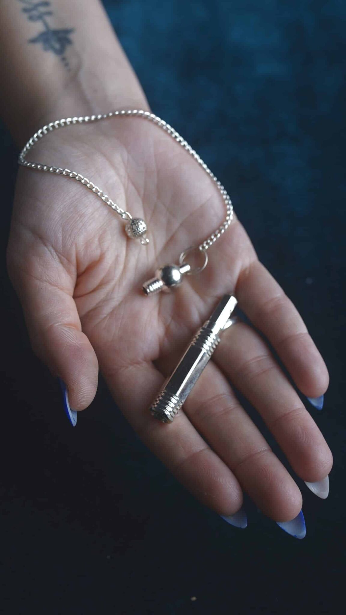 Péndulo desenroscable de metal