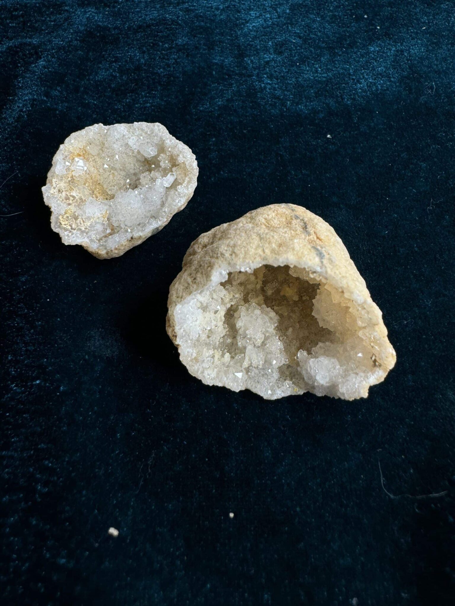 Mini geoda de cuarzo