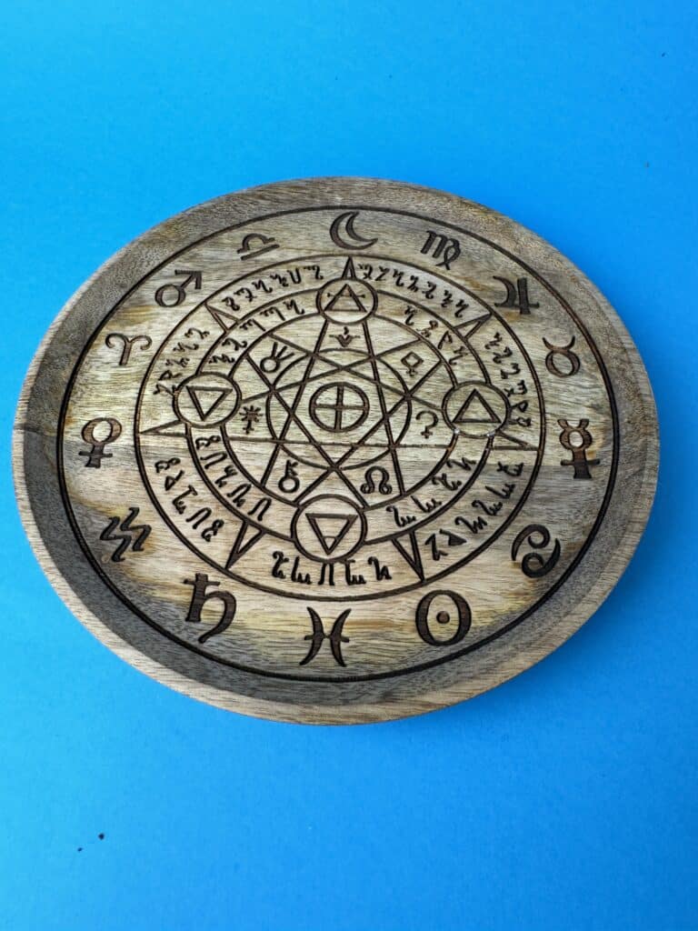 plato madera consagracion 20 cm