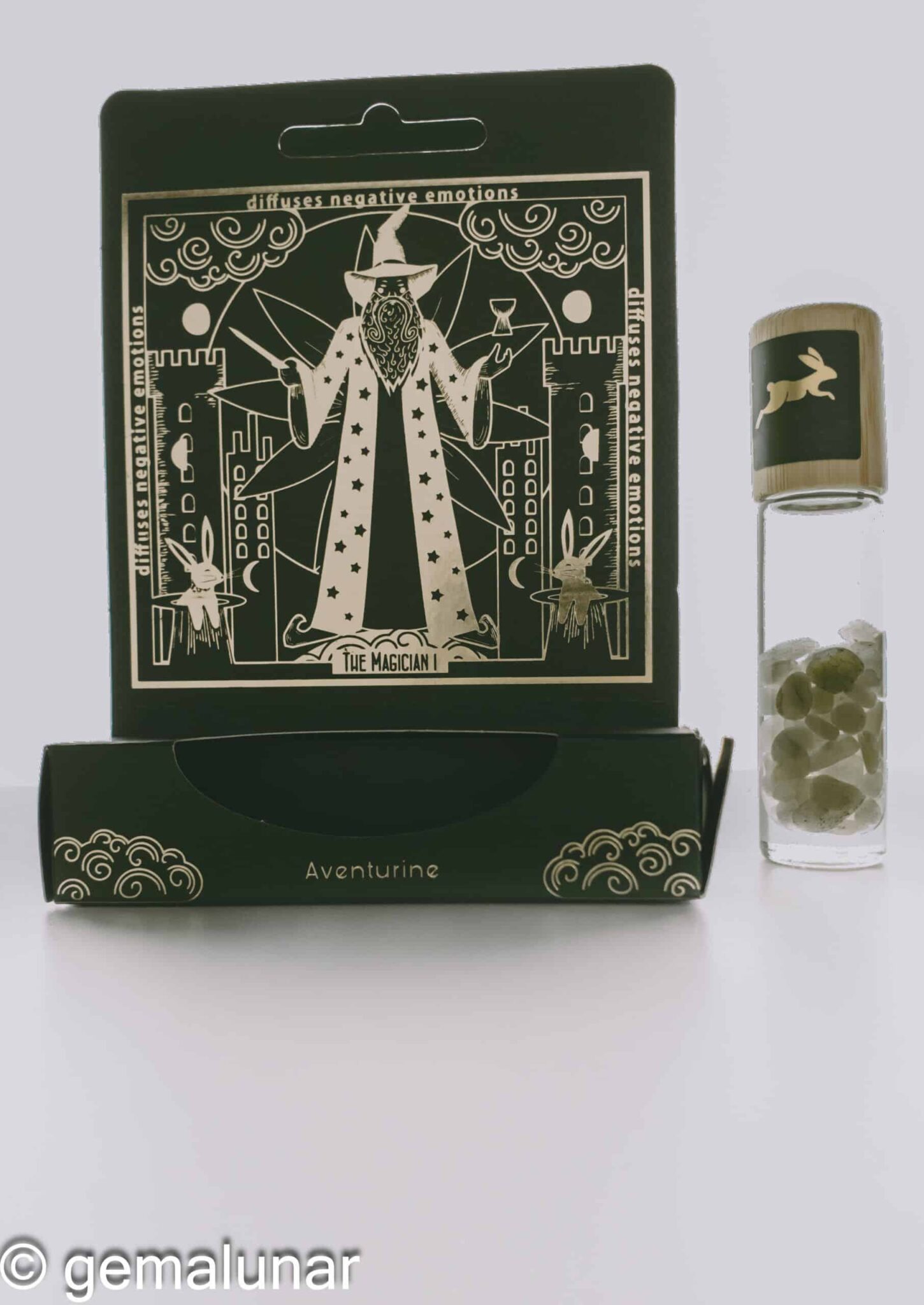 Roll on corporal aventurina verde