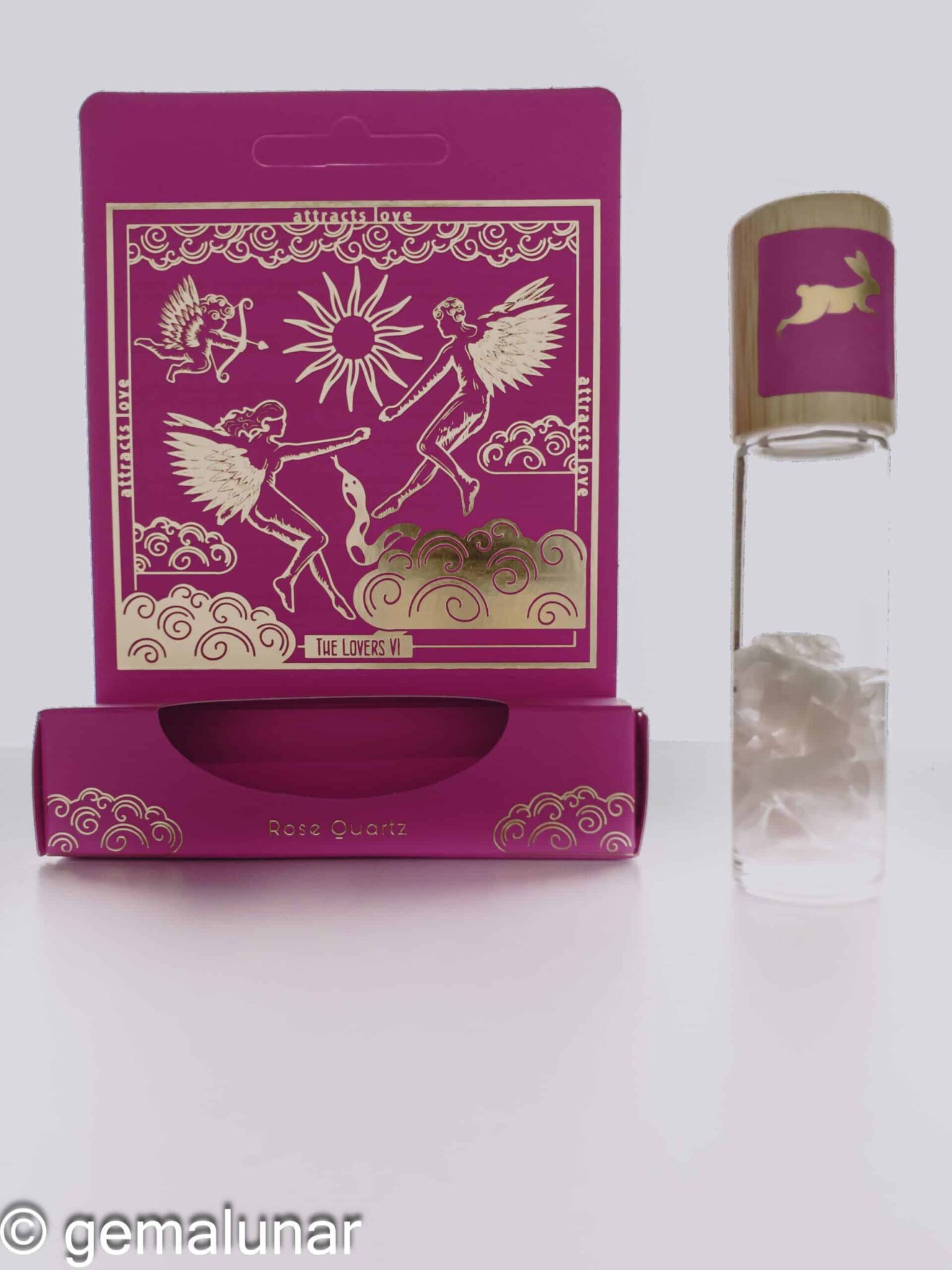 Roll on corporal cuarzo rosa