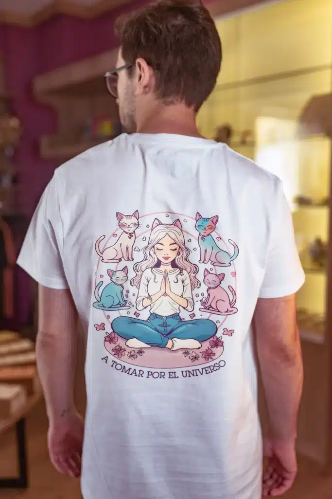 Camiseta gema lunar a tomar por el universo