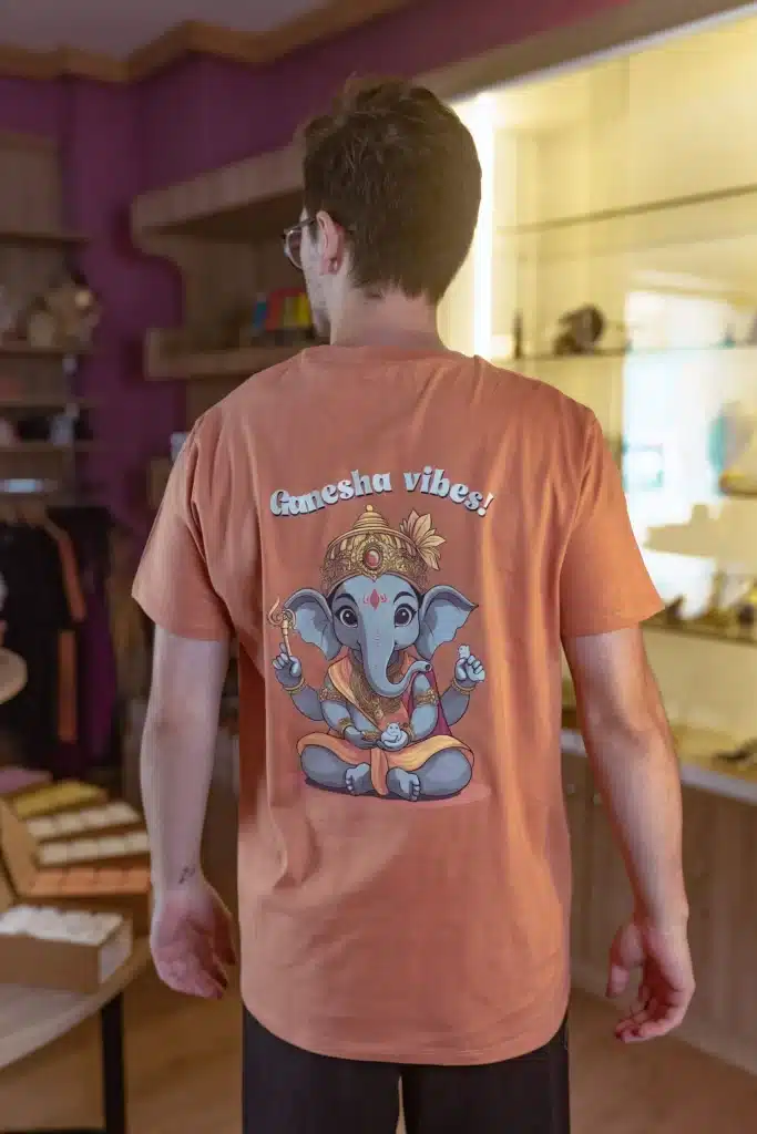 Camiseta gema lunar ganesha vibes