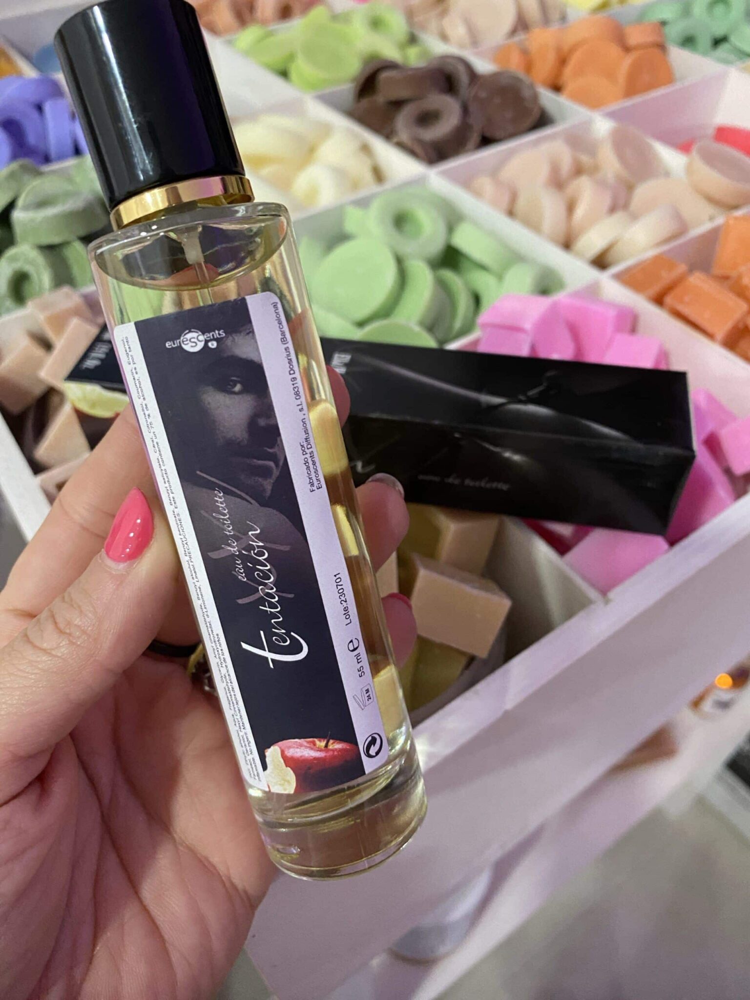 colonia feromona tentacion mujer