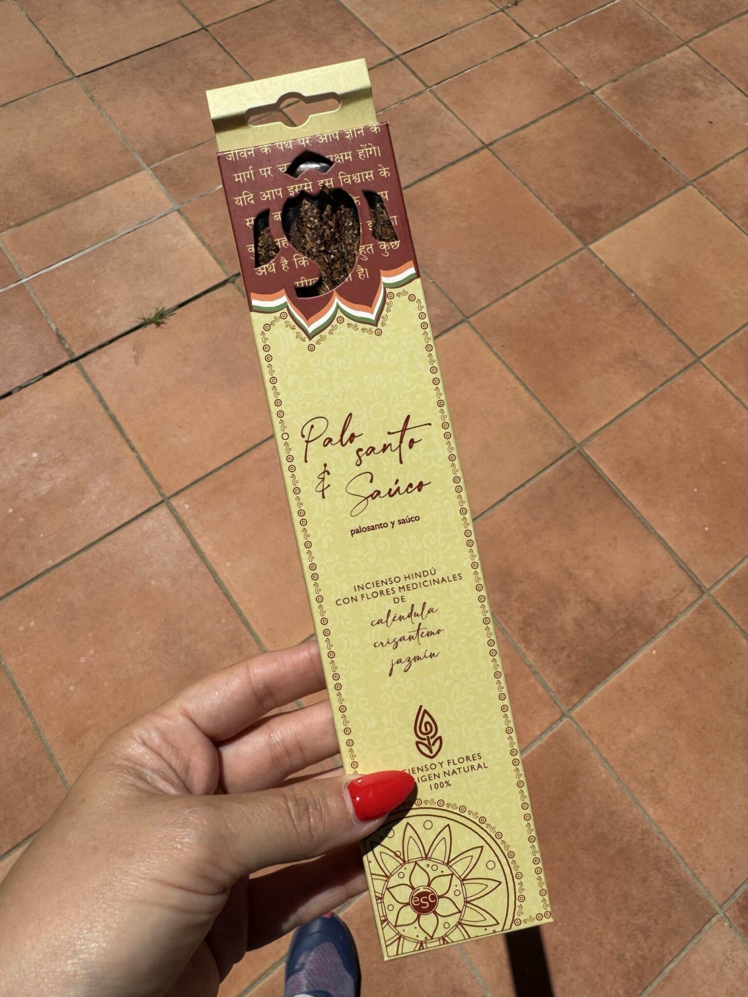 Incienso orgánico palo santo y sauco