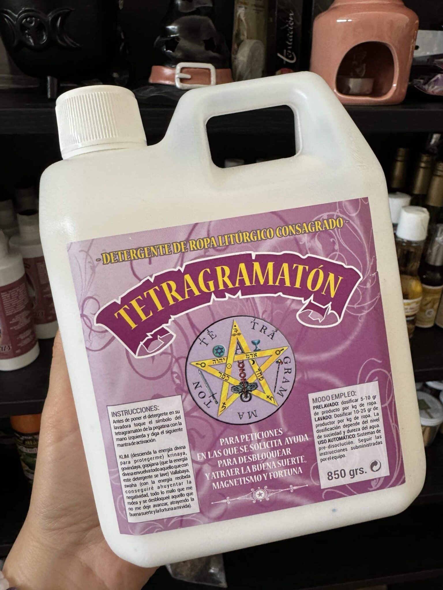 Detergente de lavadora protección