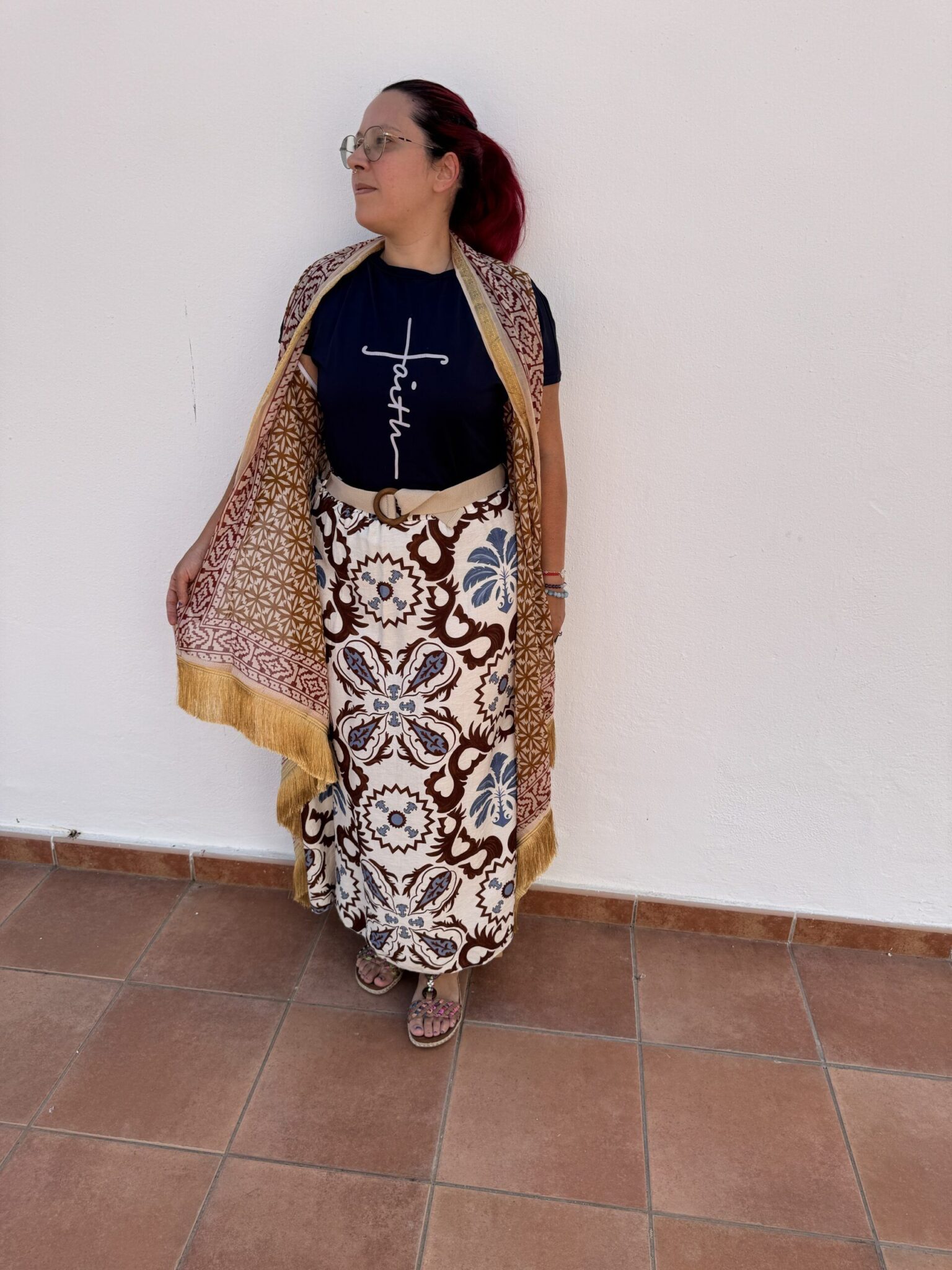 Chaleco marroquí marrón