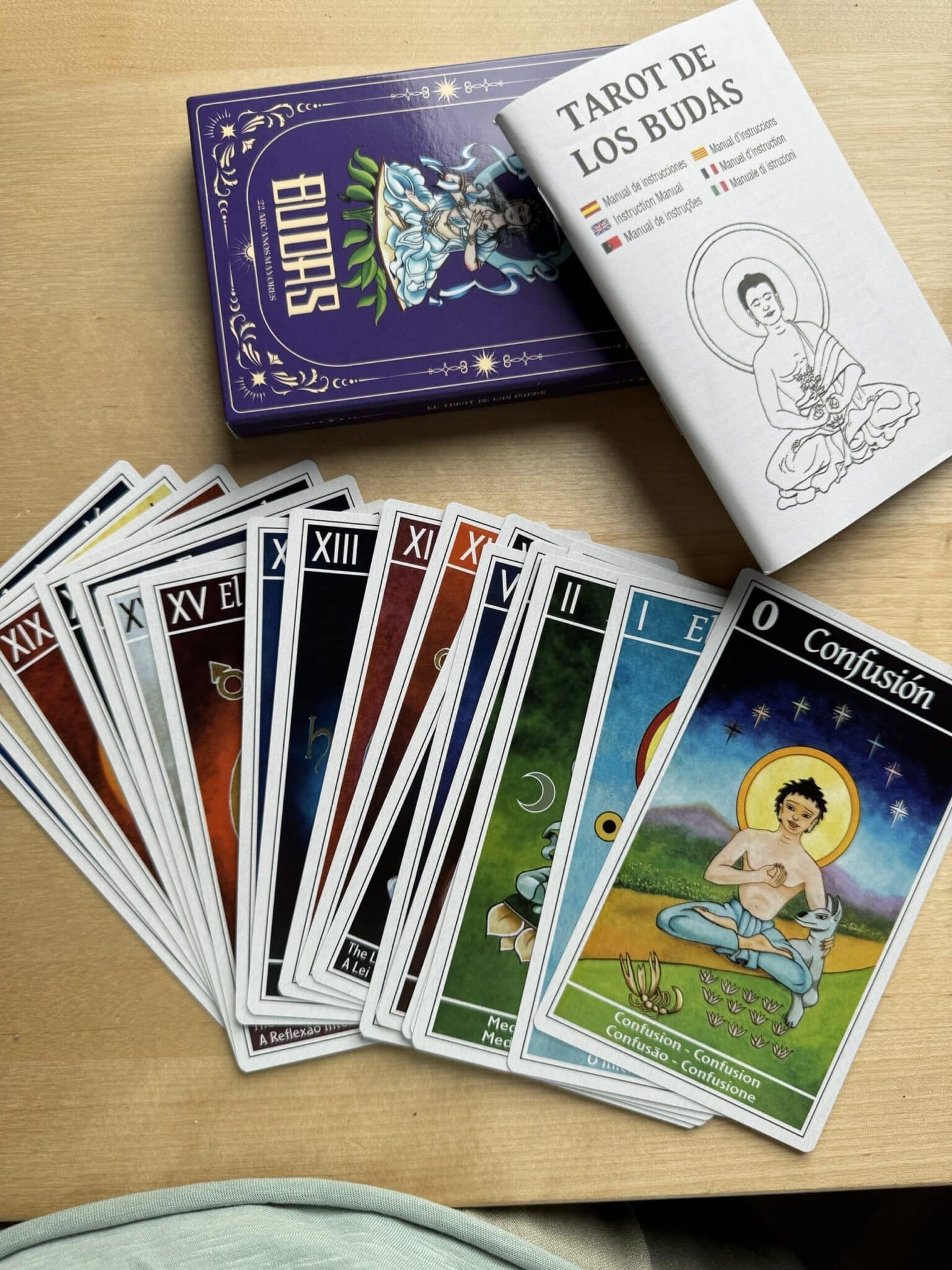 Tarot de los budhas (22 arcanos)