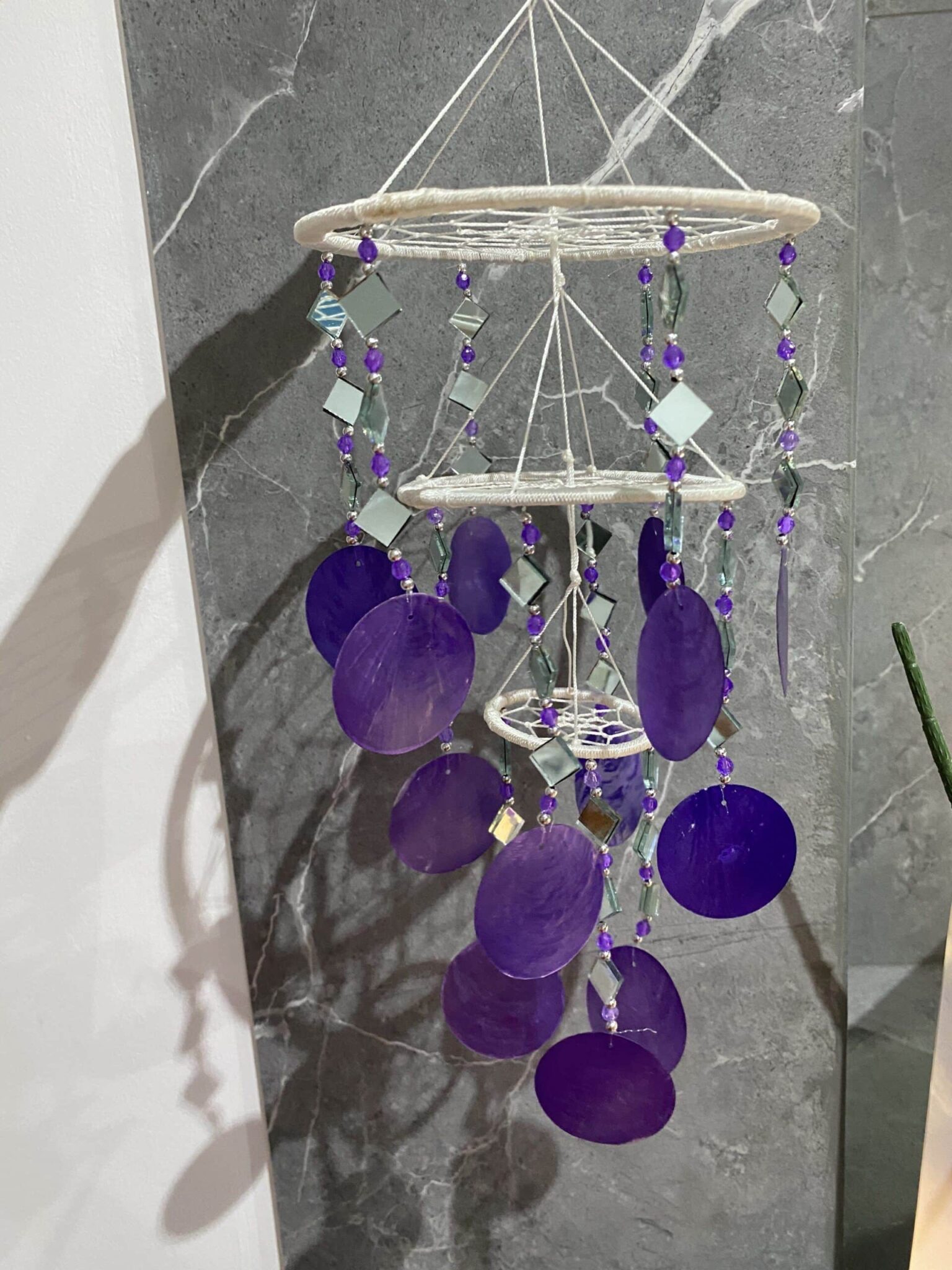 Atrapa sueños nácar