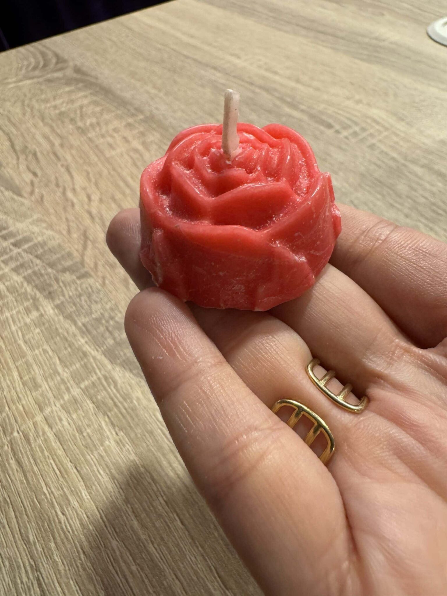 Mini velita rosa del amor