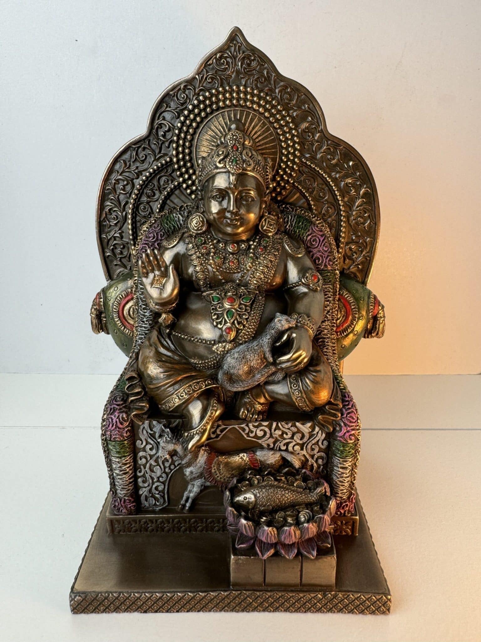 Kubera dios de la riqueza 20 cm
