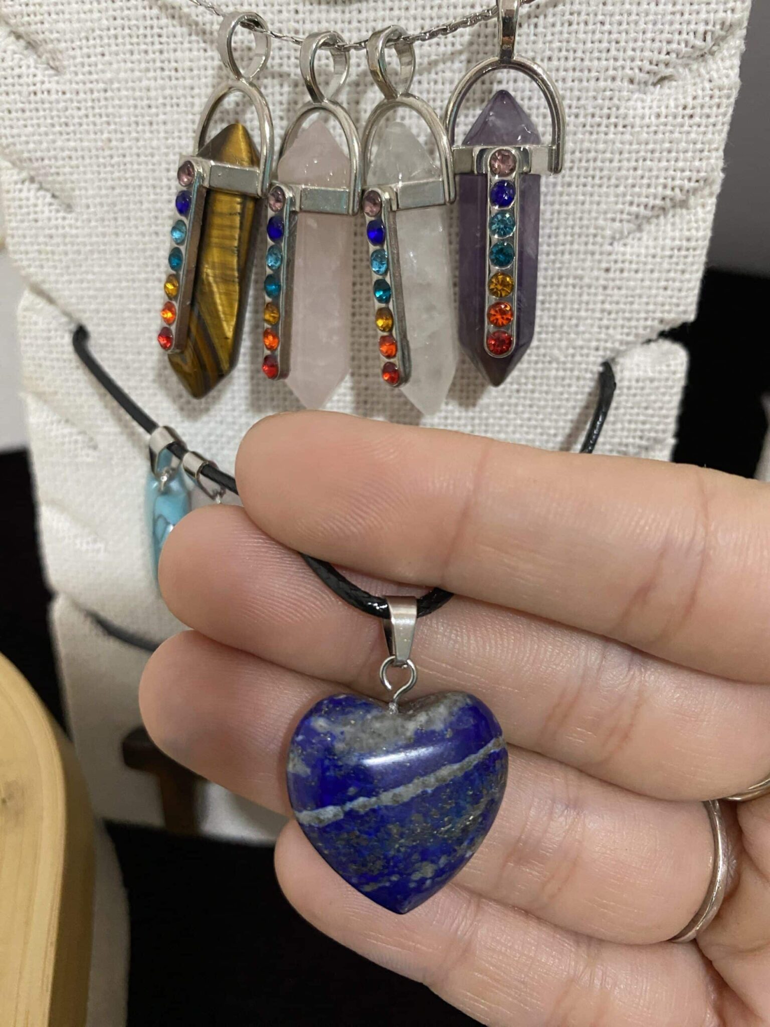 Colgante corazón lapislázuli