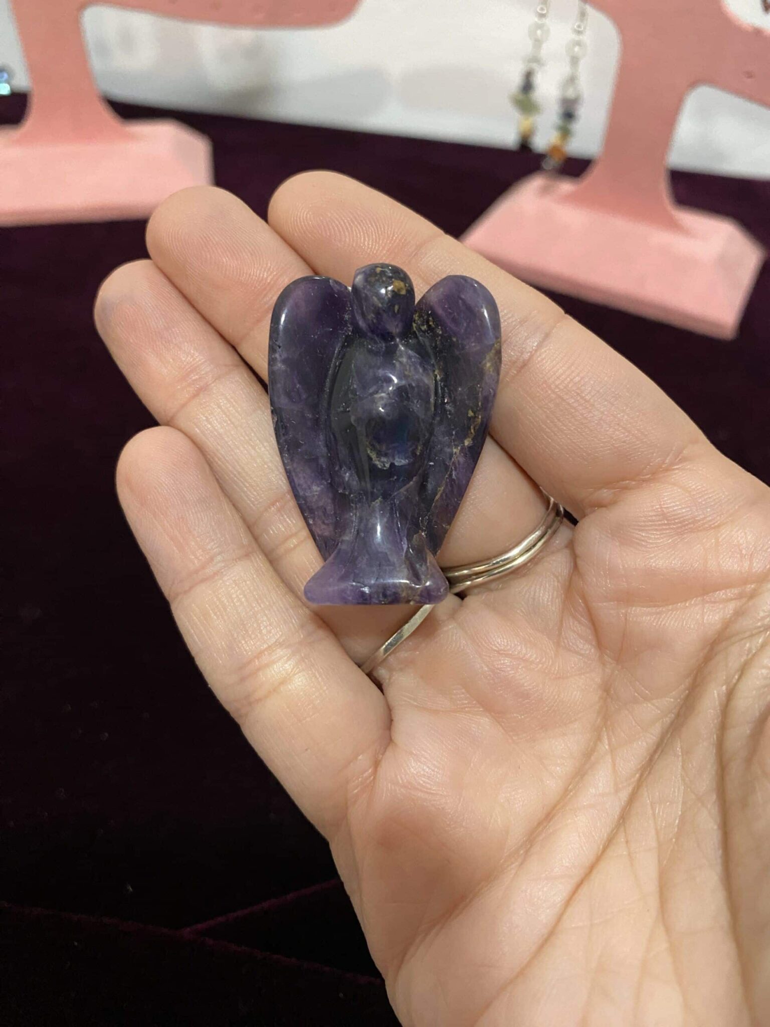 Ángel de fluorita (transformacion / cambios)