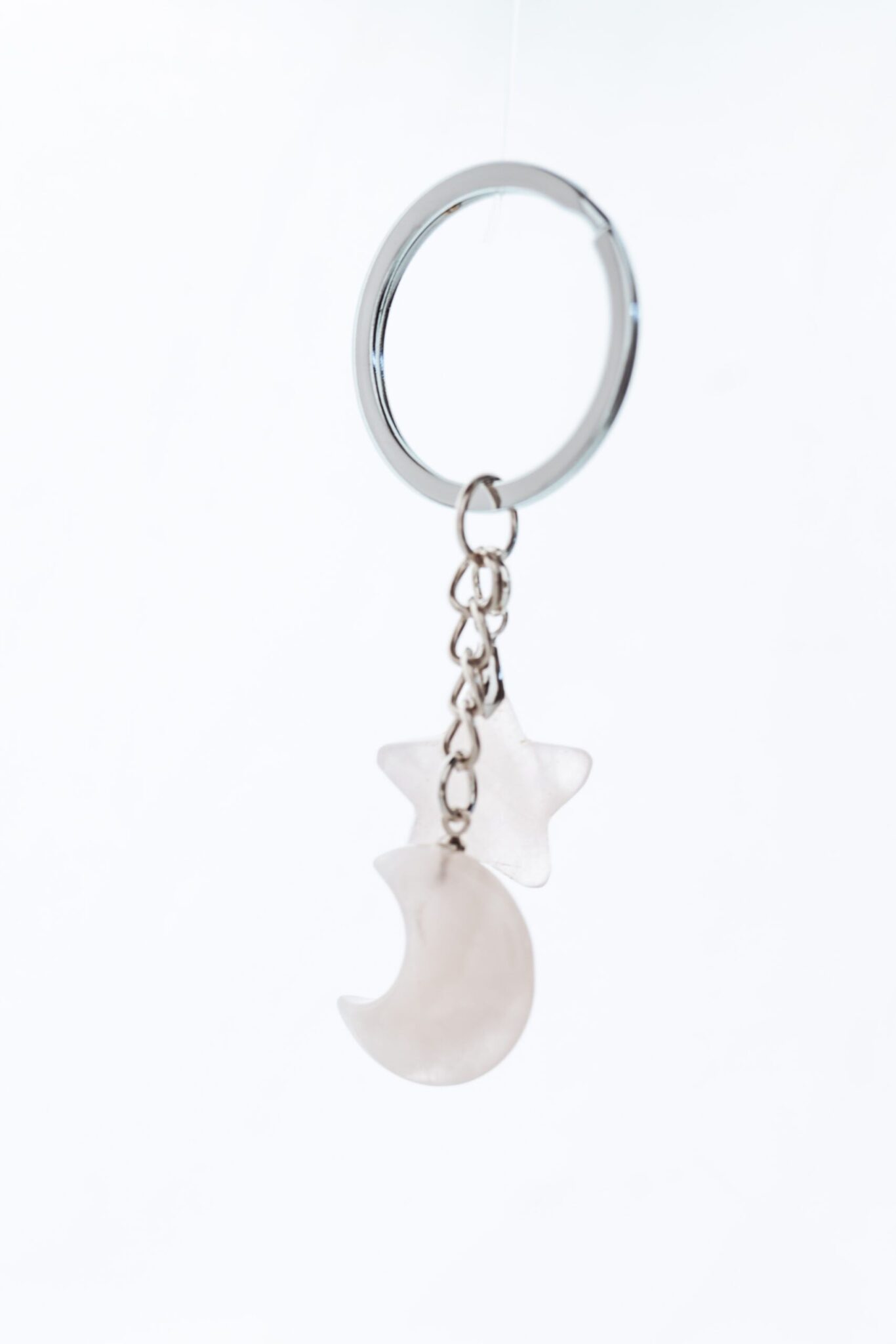 llavero cuarzo blanco(limpieza energia)