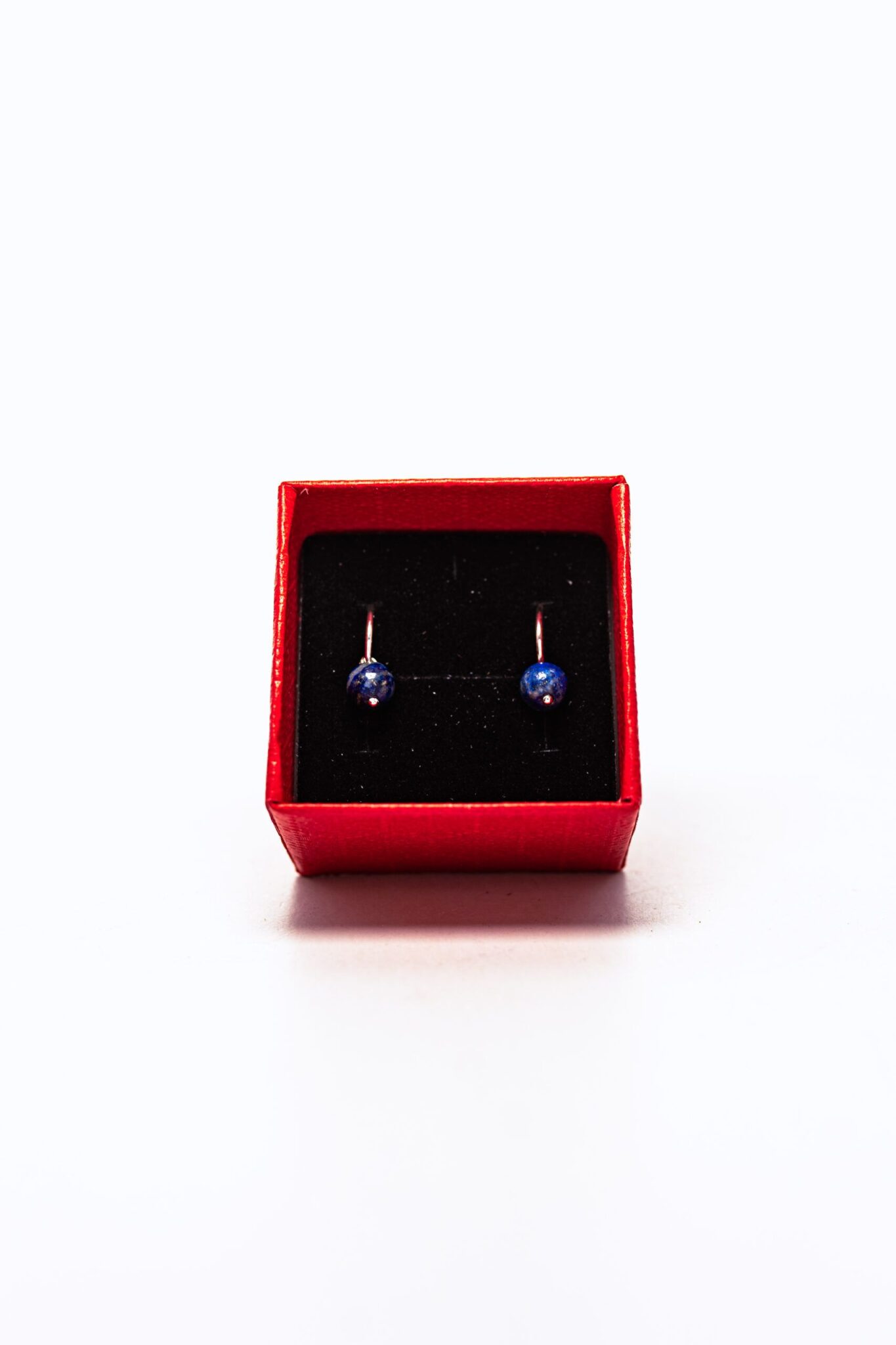 aros plata con lapislazuli