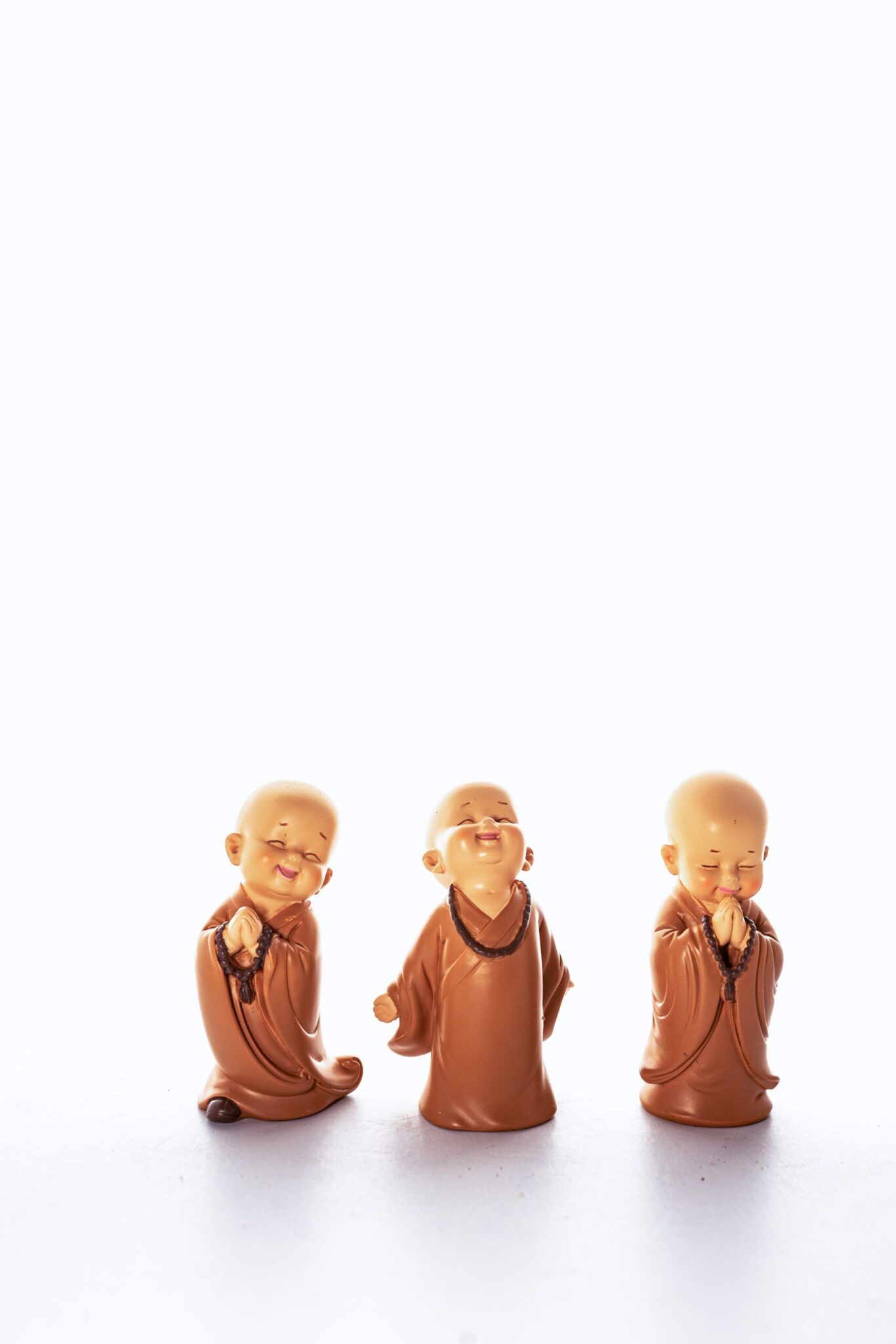 kit budhas 8 cm meditando con malas