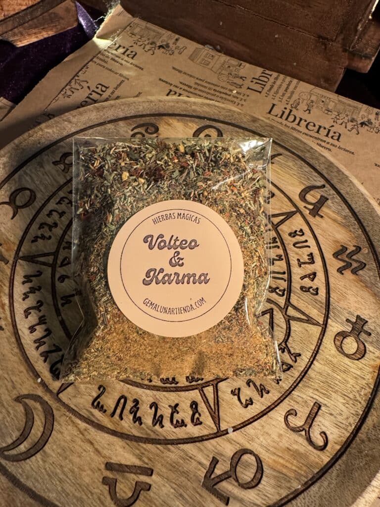 Hierbas consagradas volteo y karma