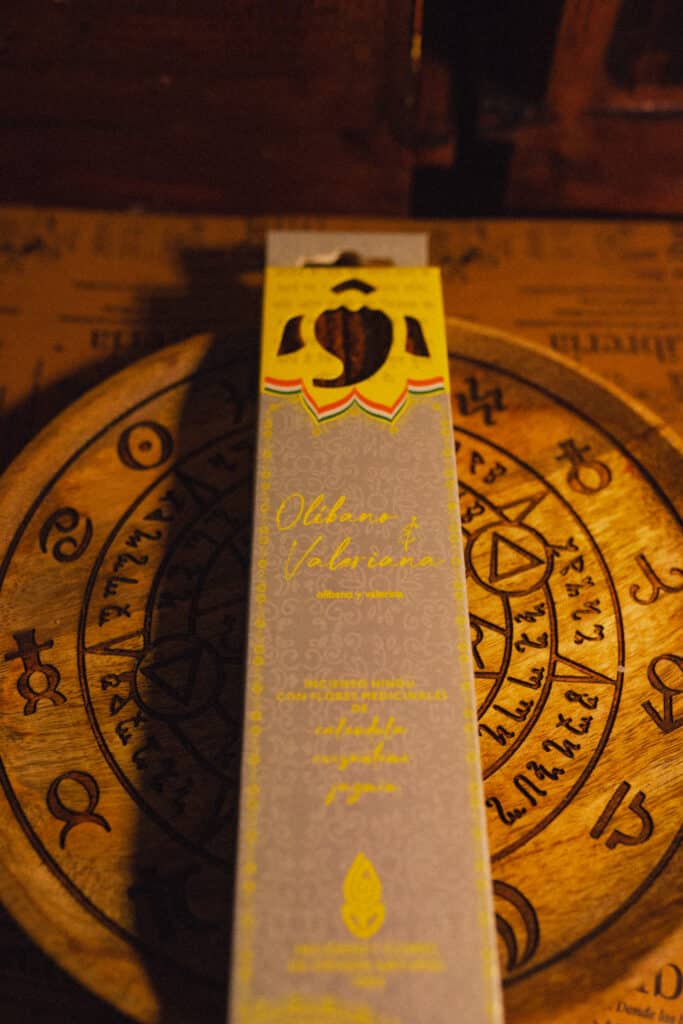 incienso organico hindu olibano y valeriana