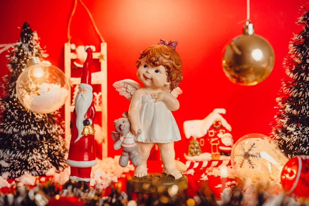 angel de la guarda rechoncho con koala