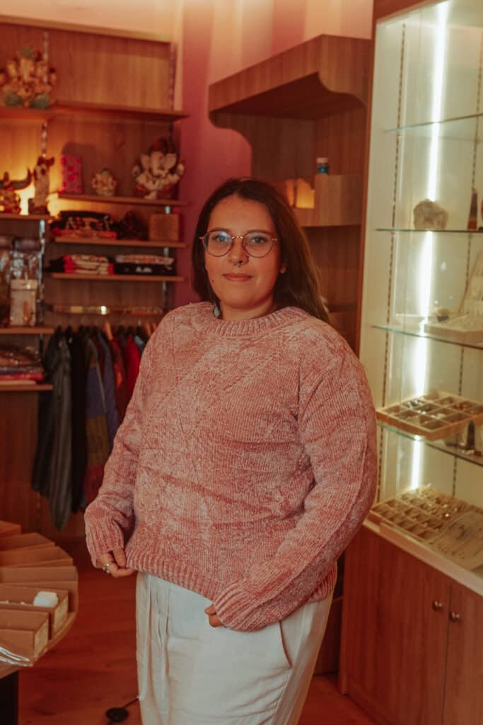 Jersey chinilla L/XL rosa