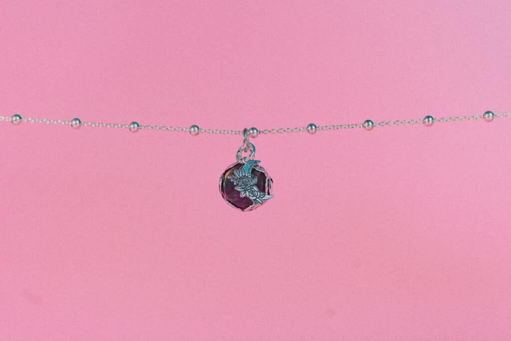 Colgante Gema Lunar activado labradorita