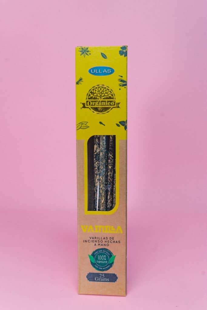 Incienso organico ullas vainilla