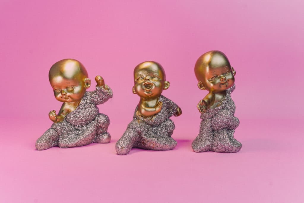 Trio budha de fortuna
