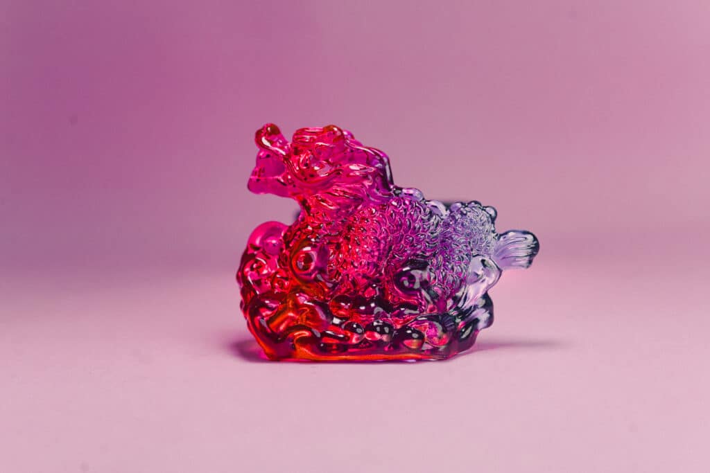 Dragón de cristal 7 chakras