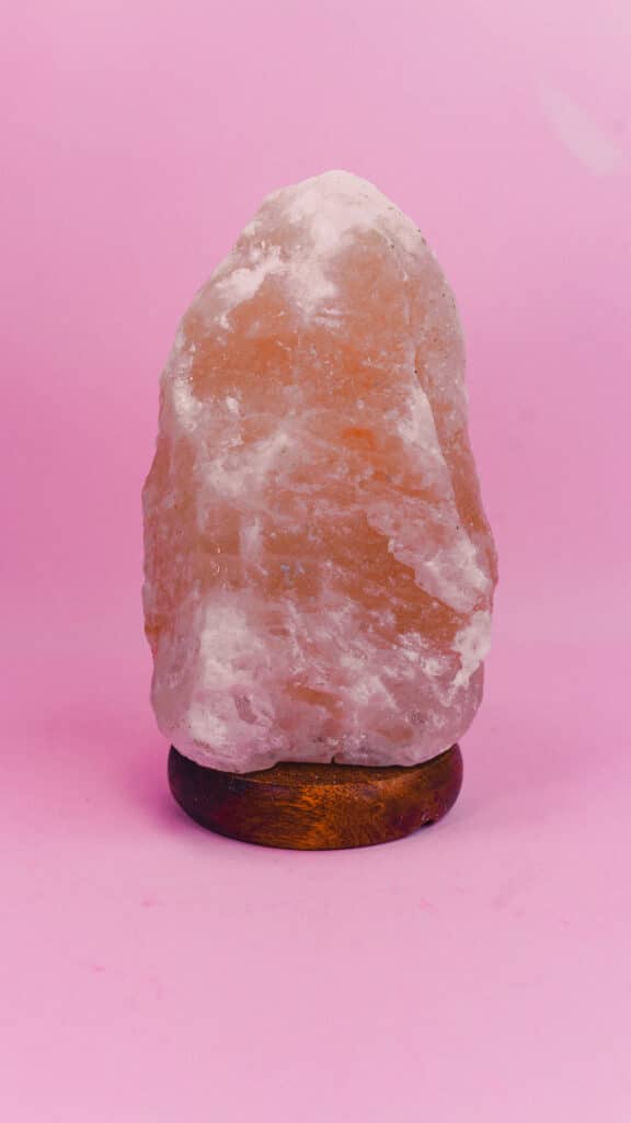 Lámpara de sal del Himalaya
