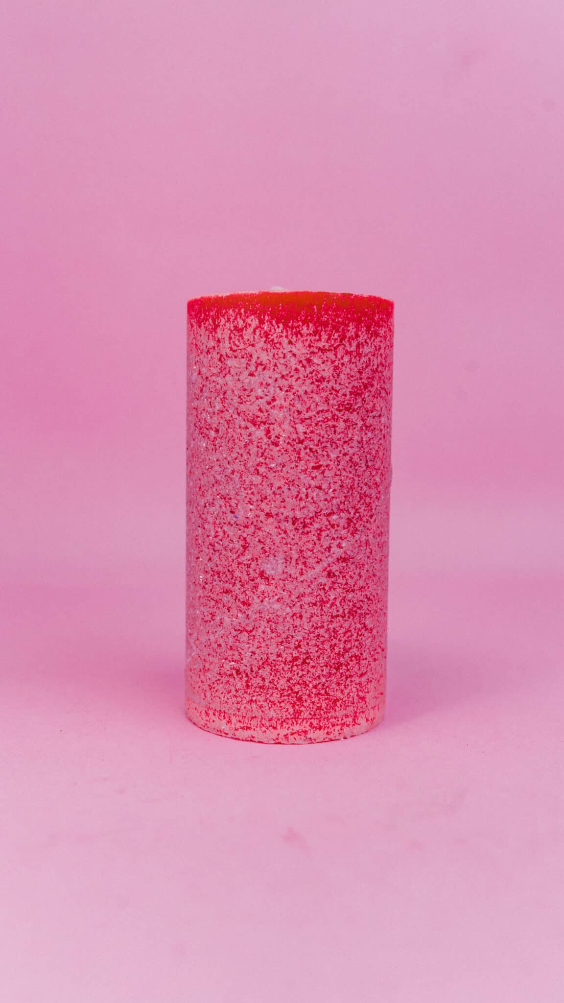 vela de luz cilindrica 10x5 roja