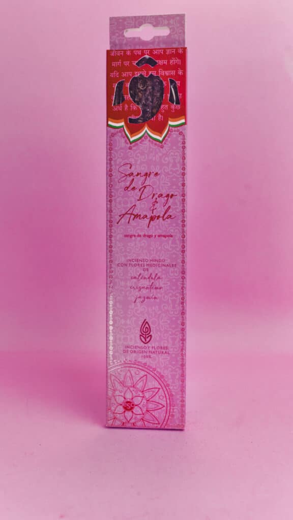 Incienso orgánico sangre dragón y amapola