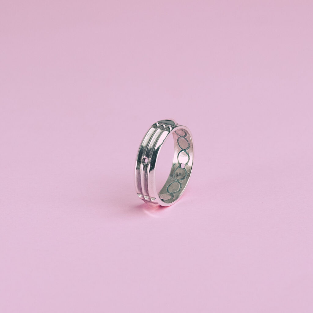 Anillo Atlante plata de ley