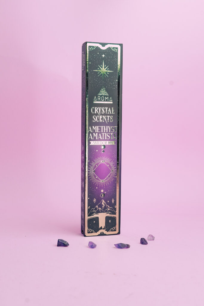 Incienso mineral amatista
