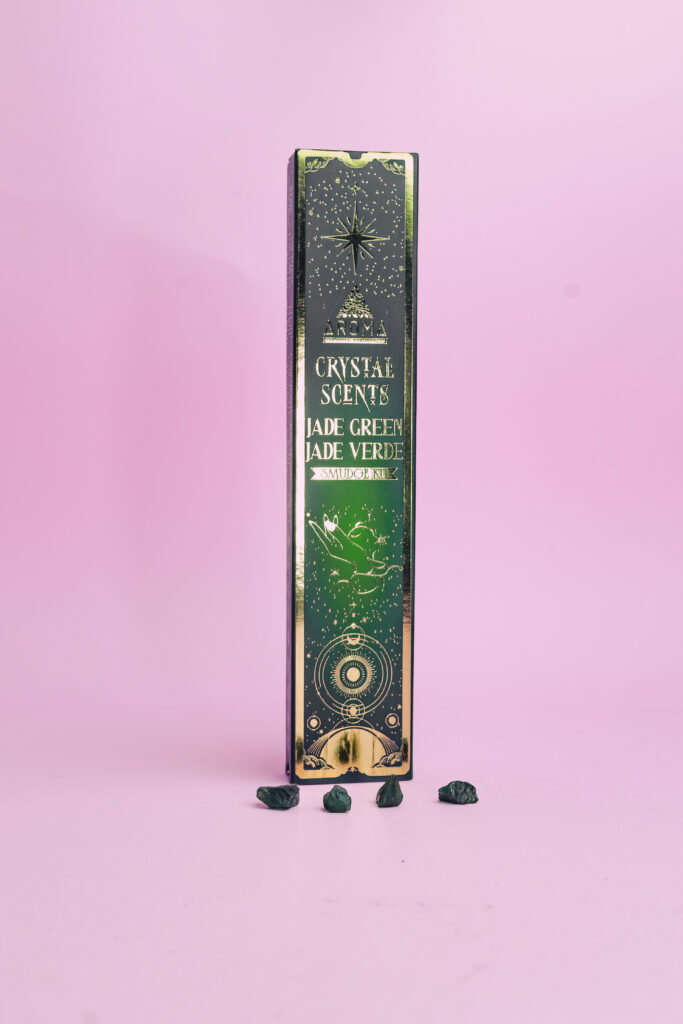 Incienso mineral jade verde