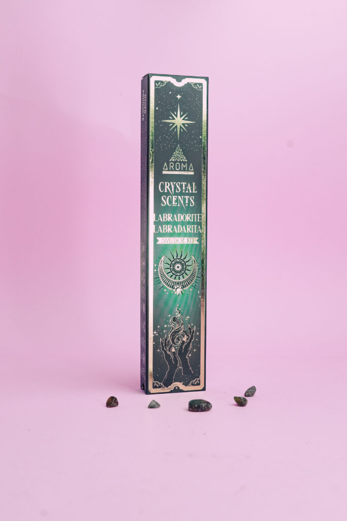 Incienso mineral labradorita