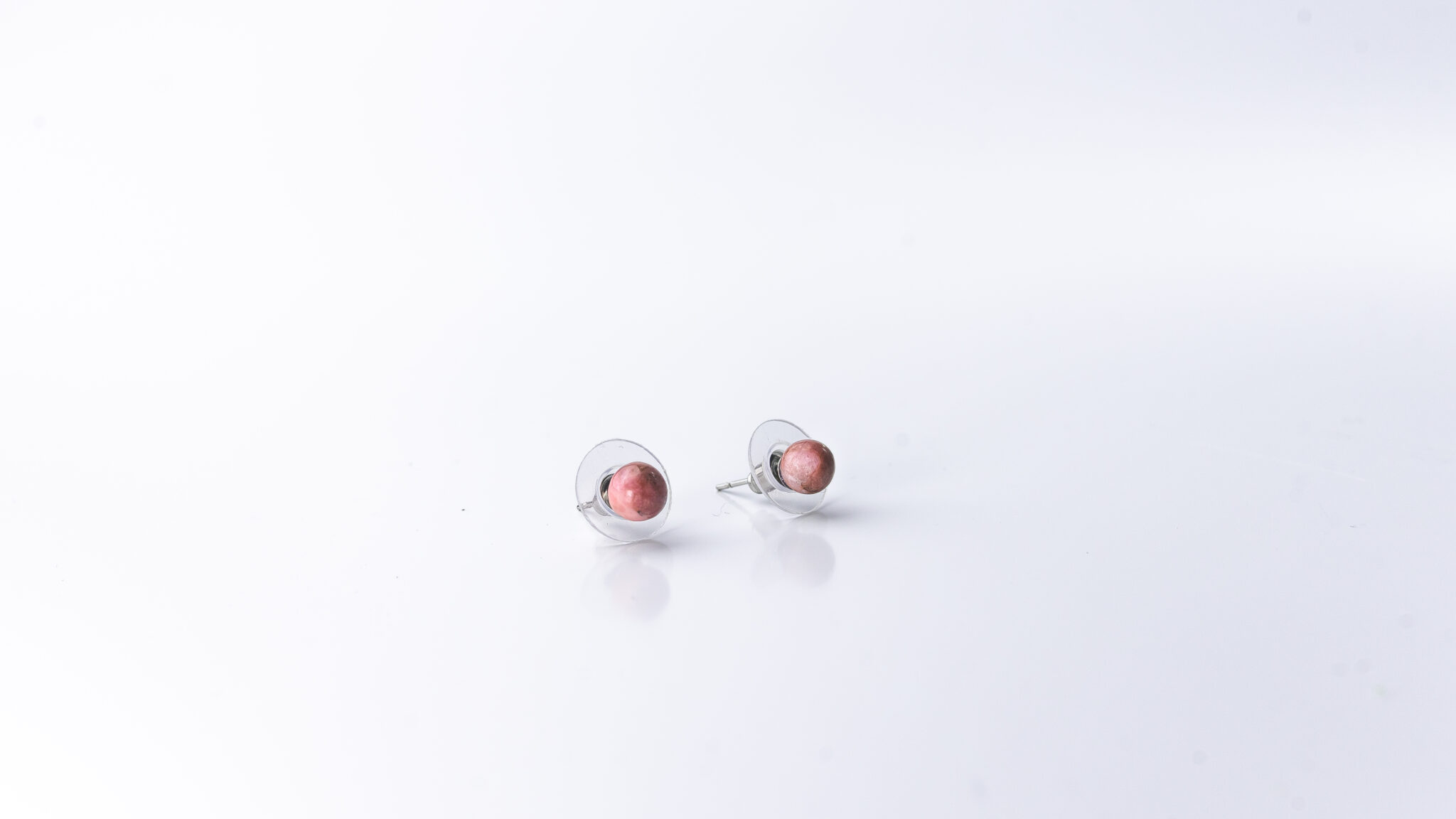 pendiente bola mineral 6mm rodonita