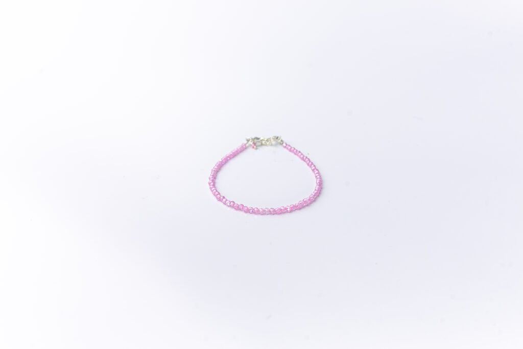 Pulsera kunzita plata