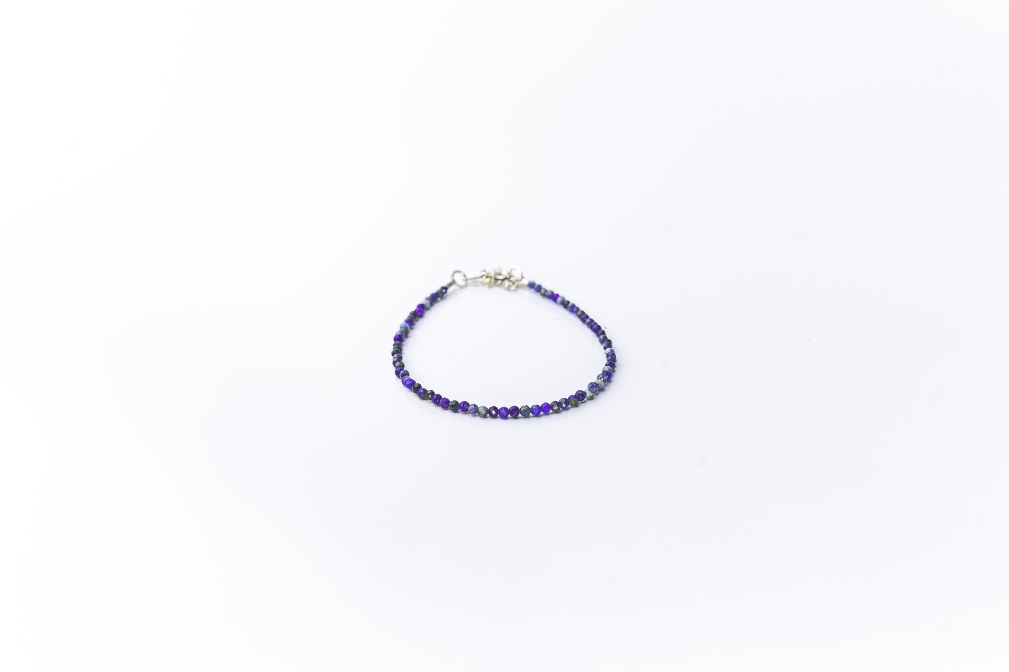 Pulsera lapislázuli plata