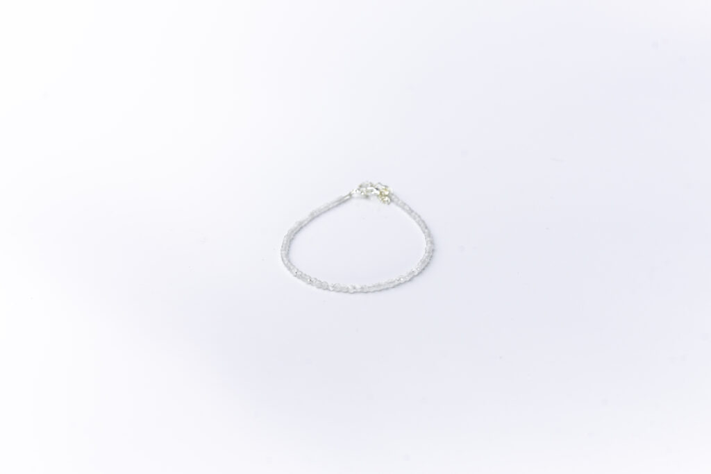 Pulsera piedra luna plata