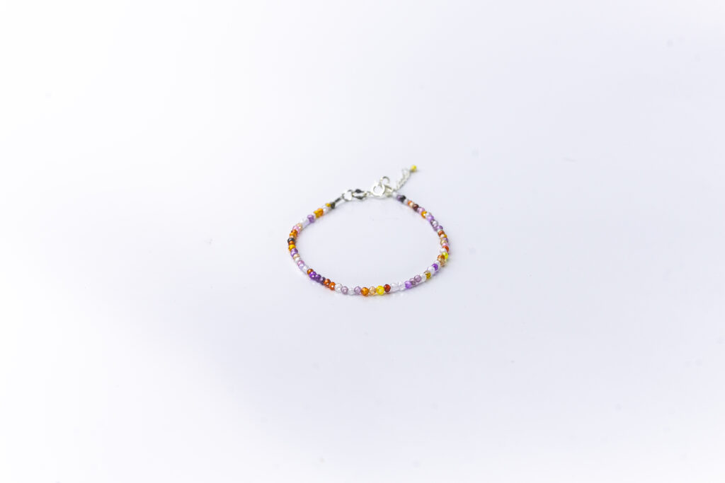 Pulsera multimineral plata