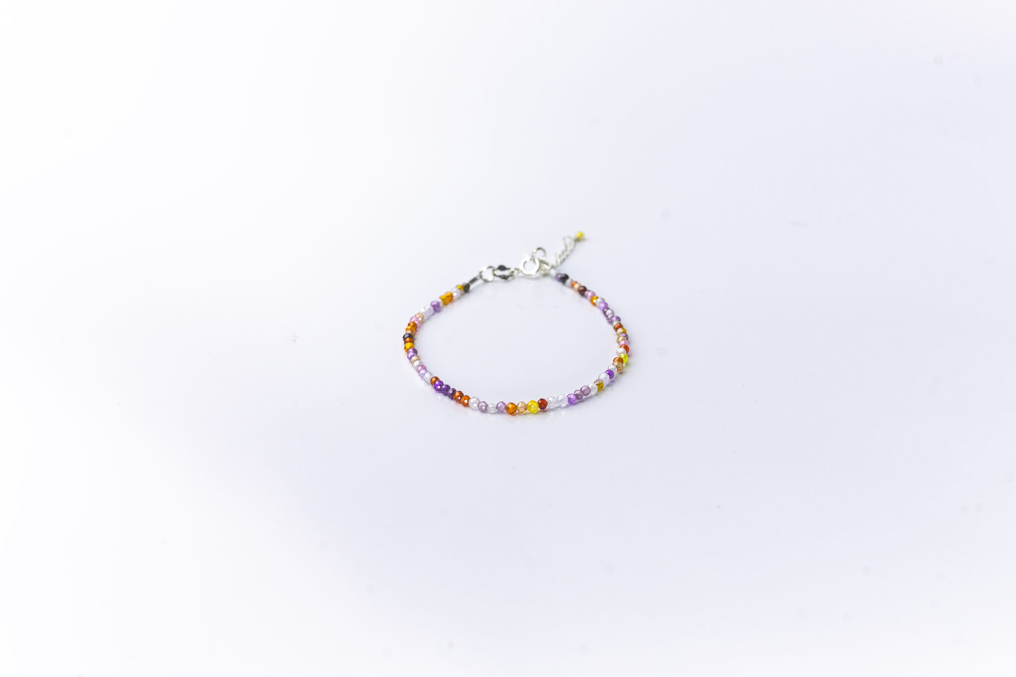 Pulsera multimineral plata