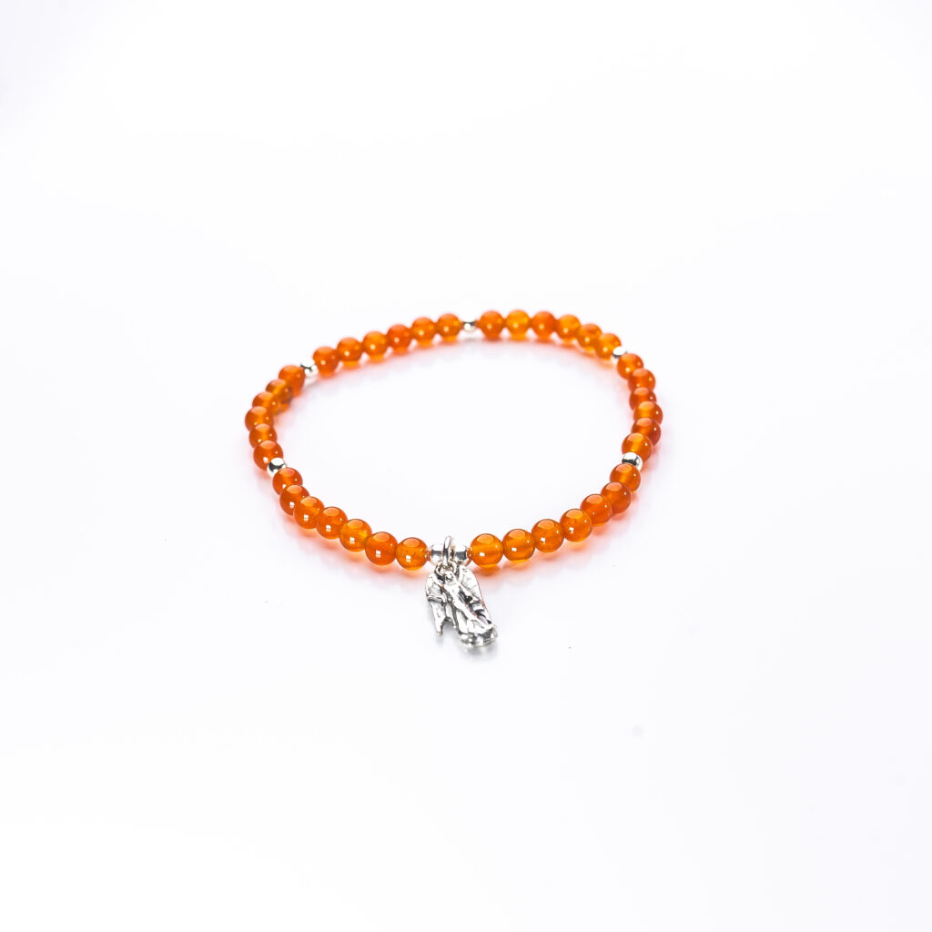 pulsera arcangel uriel plata y mineral