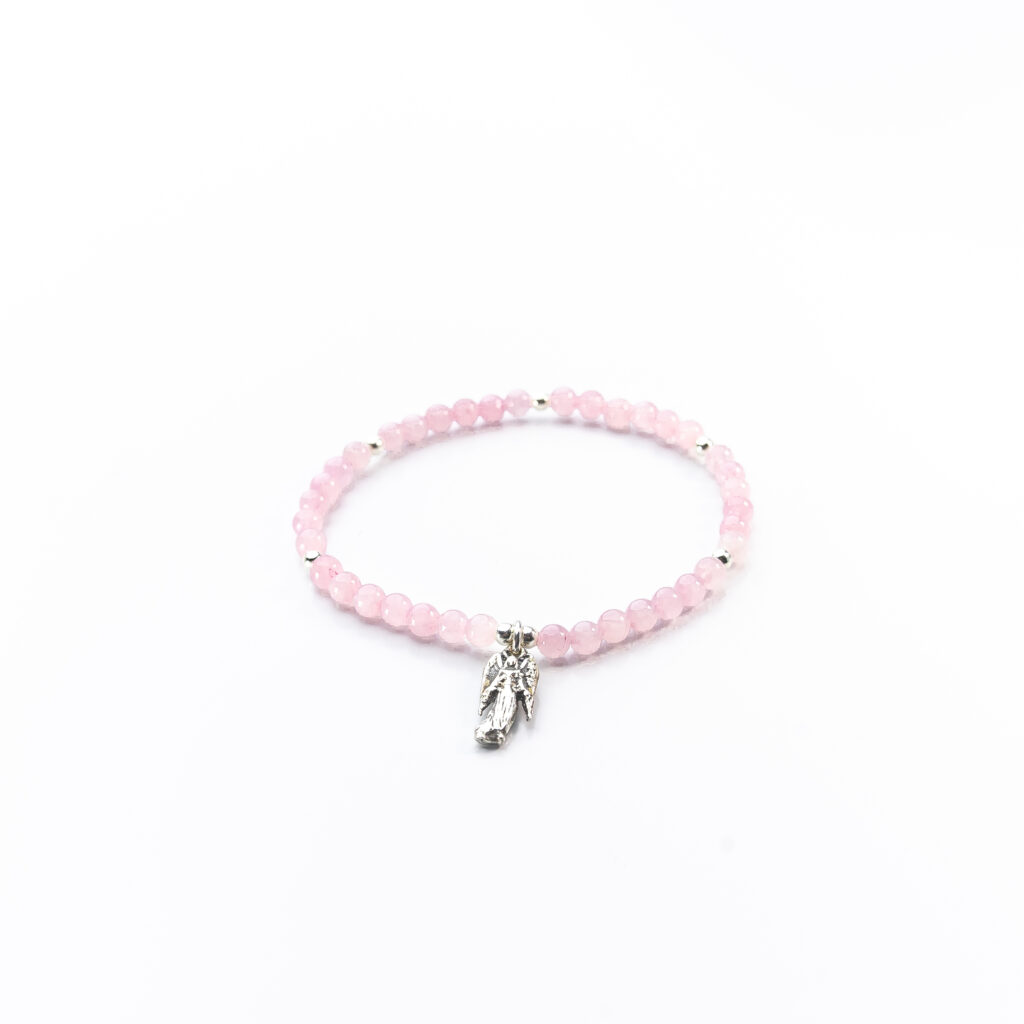 pulsera arcangel chamuel plata y mineral