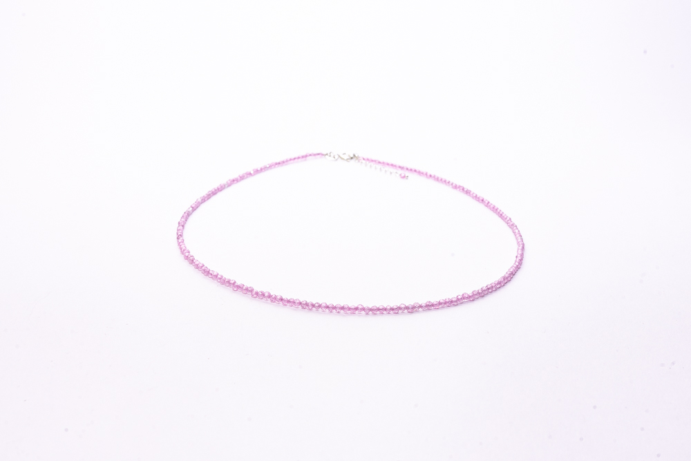 collar kunzita plata
