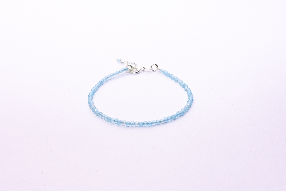 pulsera topacio plata