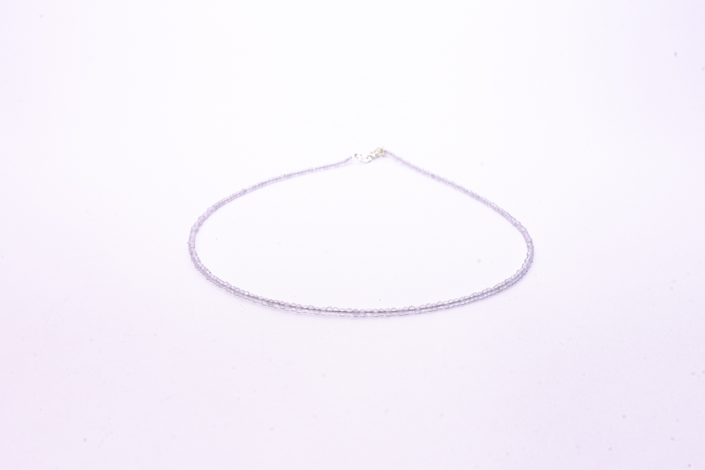 collar labradorita plata
