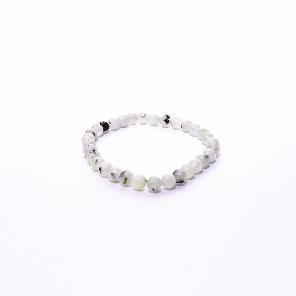 Pulsera bola 2 mm piedra luna