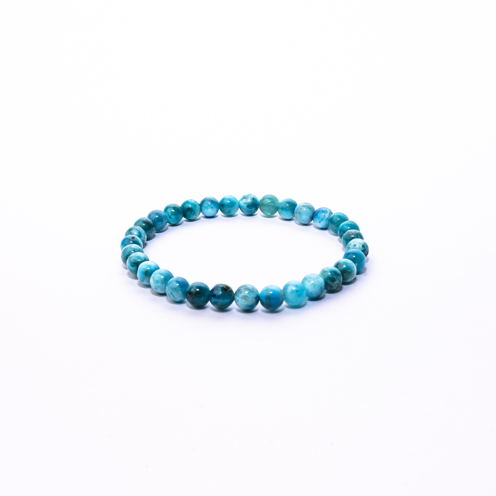 pulsera apatito azul 4 mm