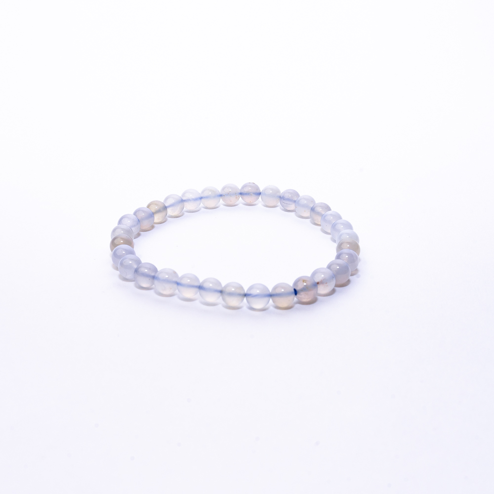 pulsera calcedonia 4 mm