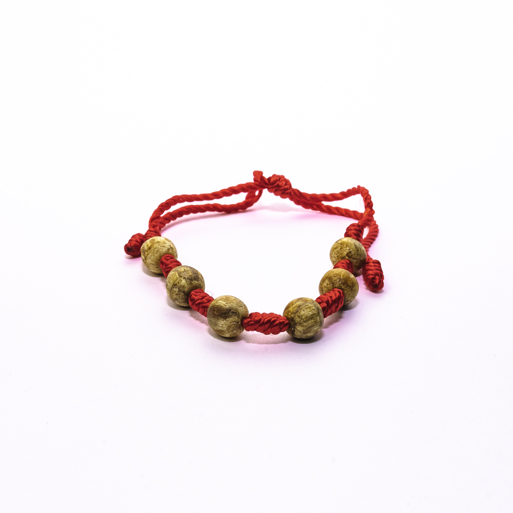 Pulsera palo santo macramé
